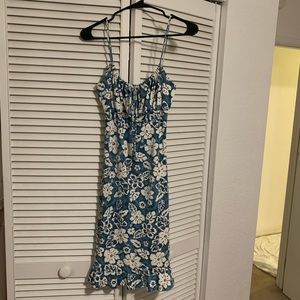 Coconut girl Hawaiian print dress